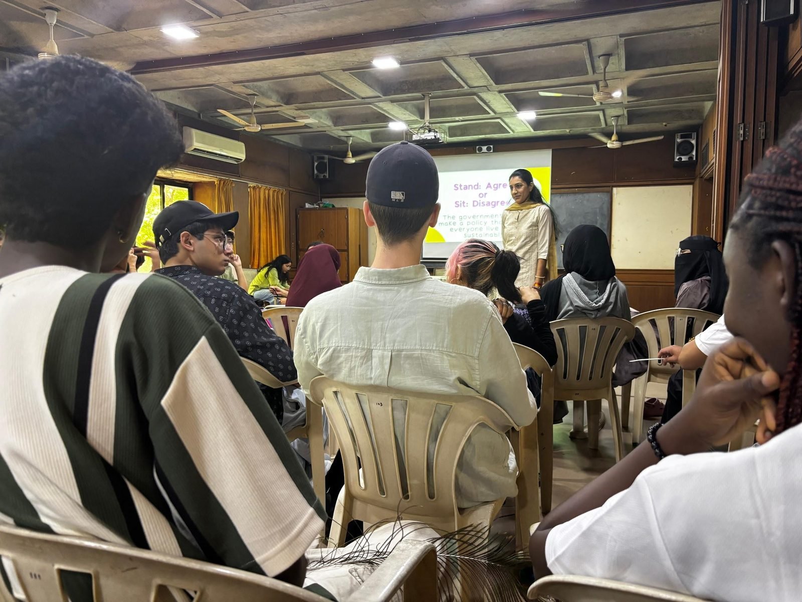 Climate review in the conference hall