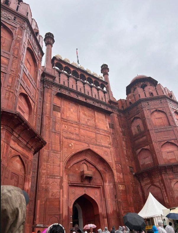 The Mughal-era Red Fort, Old Delhi