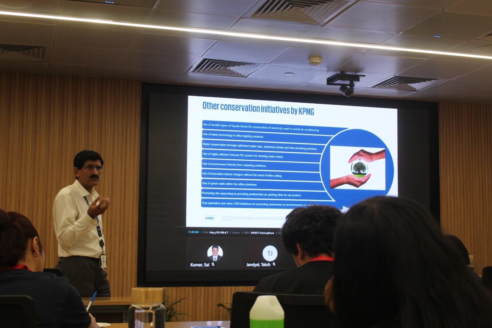 Inside the KPMG sustainability session