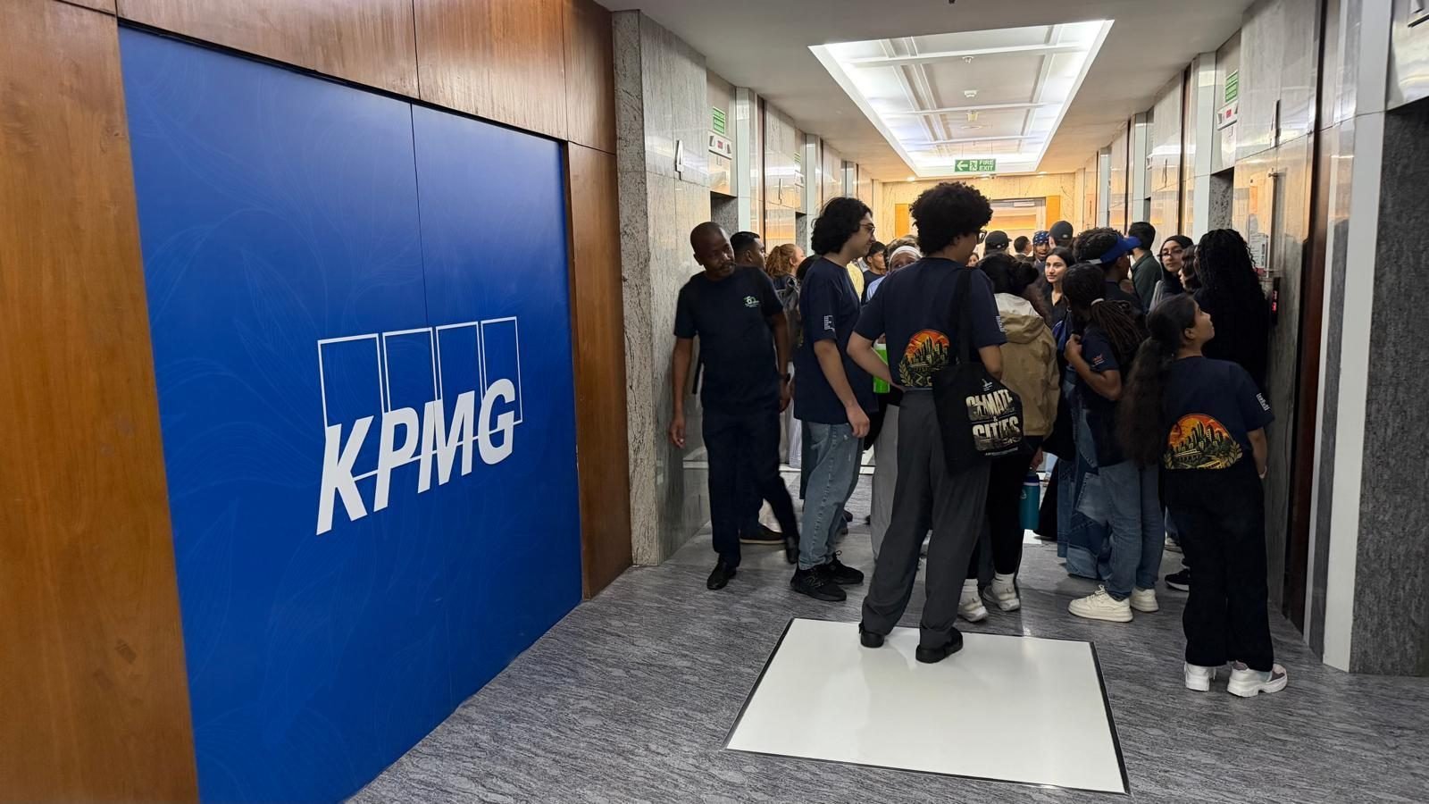 Touring the KPMG office